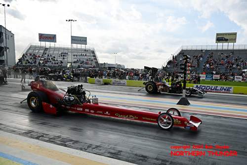 Gary Wheeler Jr. 
(near lane) vs Jody Austin (far lane)